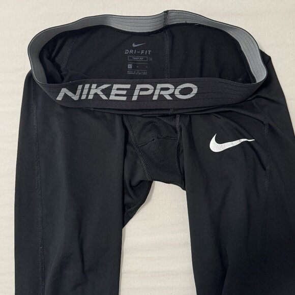 Nike Men's Pro Dri-FIT Fitness Tights Large - Picture 2 of 2